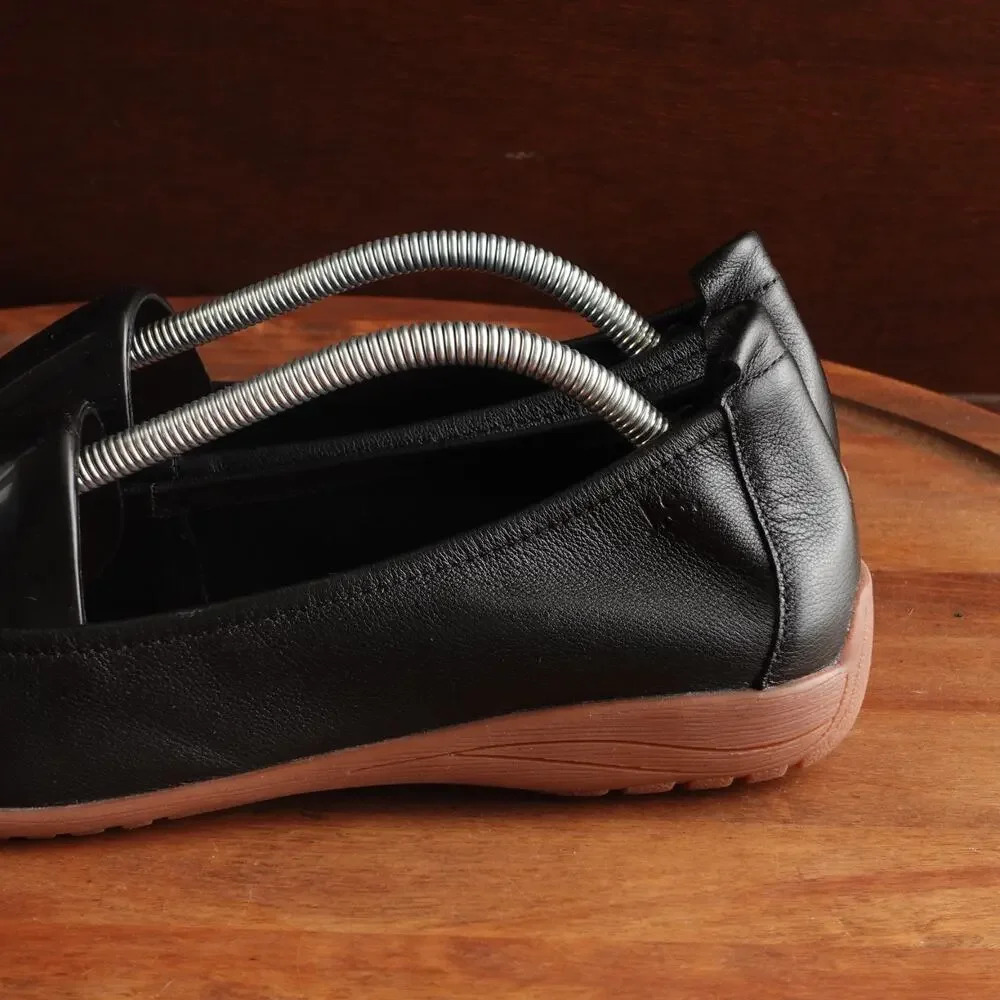 Josef Seibel Flat WMS SZ EU 40 US 9-9.5 BLK Fenja 01 Leather Ballet Comfort Shoe